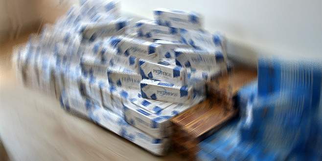 Bursa’da binlerce paket kaçak sigara ele geçirildi