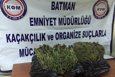 Batman’da Uyuşturucu Operasyonu
