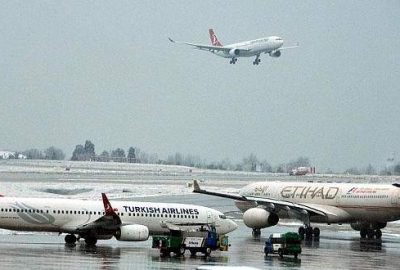 Piste giren köpeğe uçak çarptı