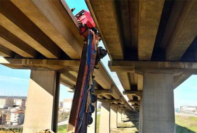 Akılalmaz TIR kazası