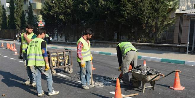 Bursa yollarına makyaj