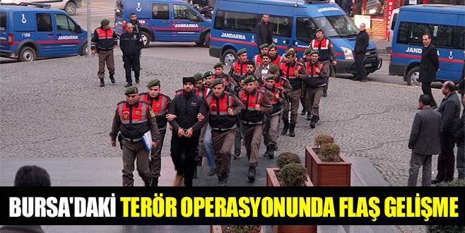 Bursa’da terör operasyonunda gözaltına alınan 9 kişi serbest