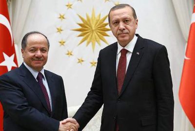 Erdoğan, Barzani’yi kabul etti