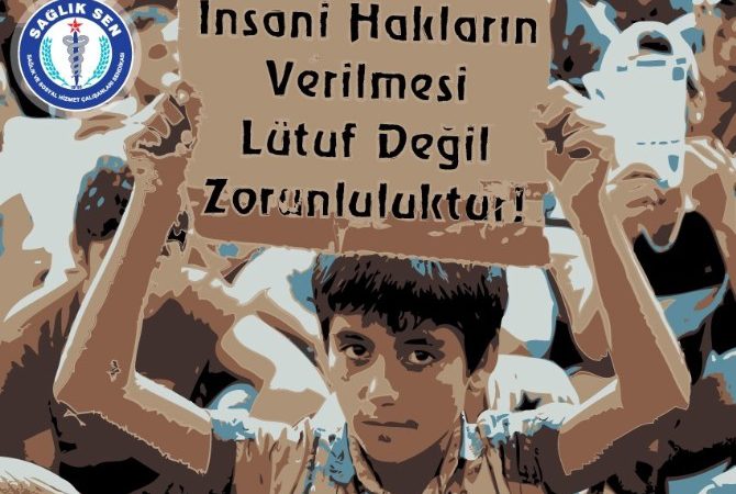 Sağlık-Sen Aydın Şube Başkanı A. Baki Karaer, “İnsani hakların verilmesi