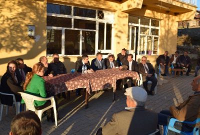 Kaymakam Karaaslan Daire Amirleri İle Birlikte Köyleri Ziyaret Etti