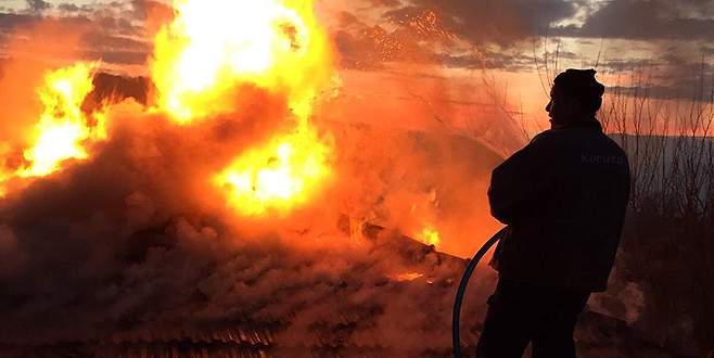 Bursa’da korkutan yangın