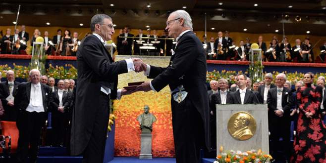 Aziz Sancar Nobel Ödülü’nü aldı