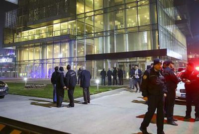 Doğan Medya Merkezi’nin camları kırıldı