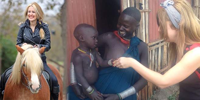 ‘Gezgin kız’la ufka yolculuk