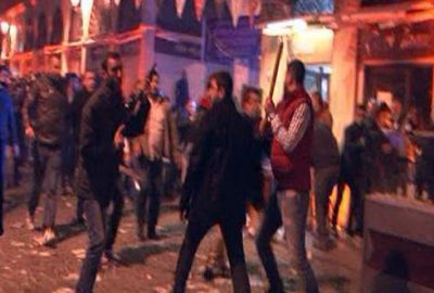 Kebap festivaline silahlı satırlı baskın