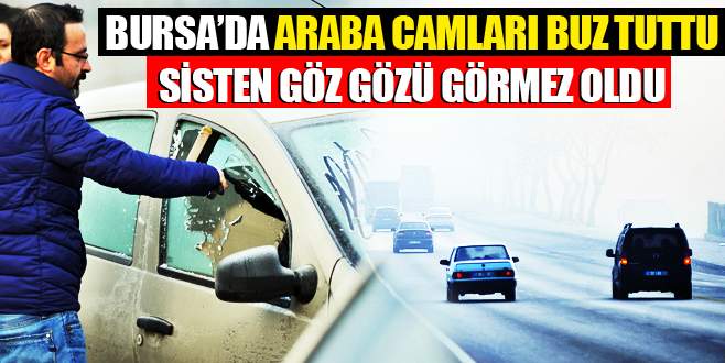 Bursa’da yoğun sis