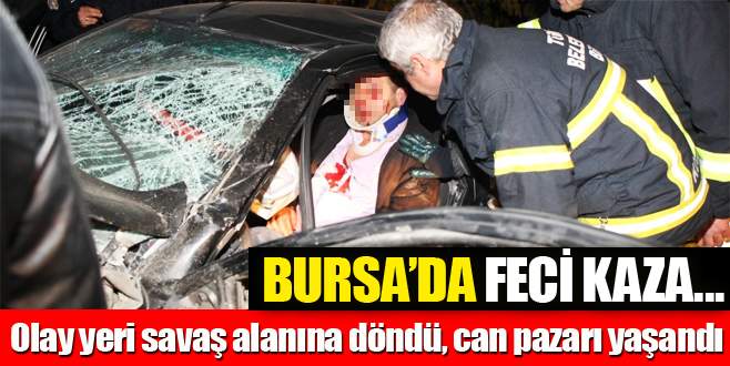 Trafik kazasında can pazarı