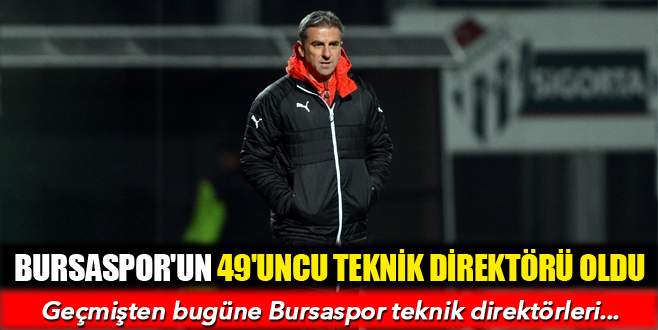 Hamzaoğlu, Bursaspor’un 49’uncu teknik direktörü oldu
