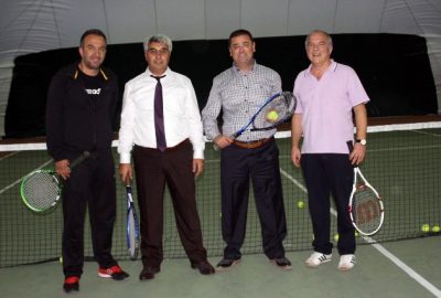 Milas’ta Tenise Protokol İlgisi