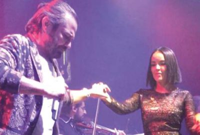 Sahnede muhteşem buluşma