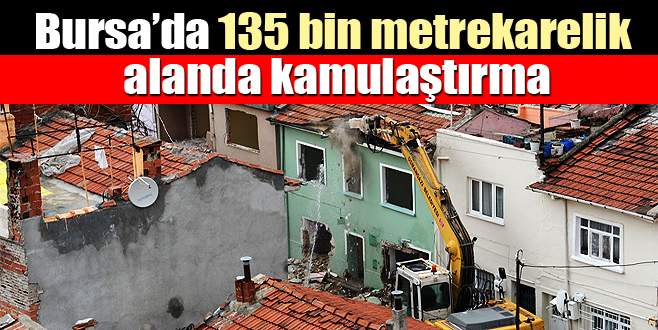 Osmangazi’de yıkım sürüyor