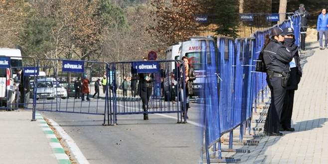 Bursa’da Cumhurbaşkanı için geniş güvenlik tedbiri