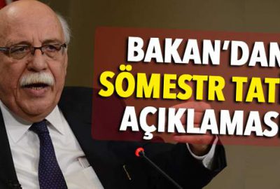 Milli Eğitim Bakanı Avcı’dan sömestr tatili açıklaması