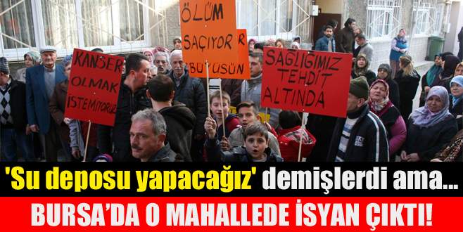 Bursa’da baz istasyonu isyanı