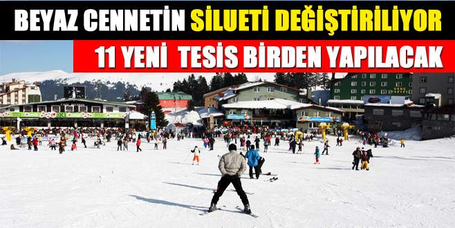 Beyaz cennetin silueti değiştiriliyor