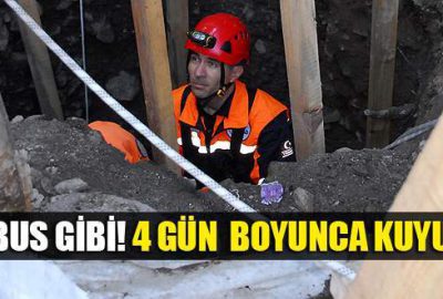 Kuyuda mahsur kalan kişi 4 gün sonra kurtarıldı