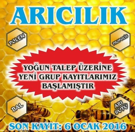 Melikgazi Belediyesi Melmek Kursları çerçevesinde açılan arıcılık kursuna vatandaşlardan gelen