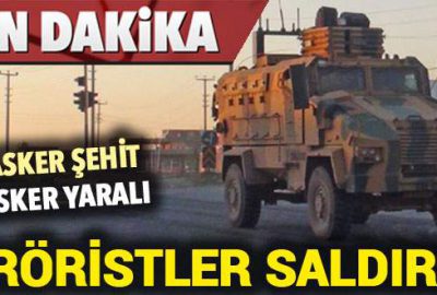 Teröristlerden roketatarlı saldırı: 1 şehit