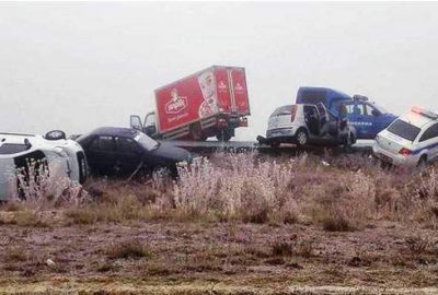 11 araçlı zincirleme kaza: 6 yaralı