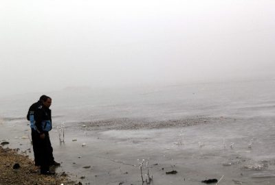 Cihanbeyli Göleti Buz Tuttu