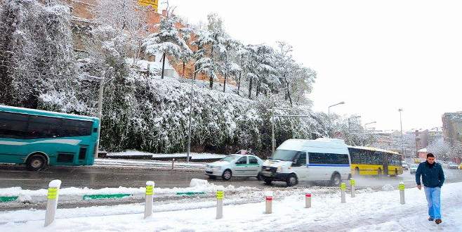 Bursa için yoğun kar yağışı uyarısı