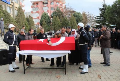Kalp Krizi Sonucu Ölen Polis Memuru İçin Tören Düzenlendi