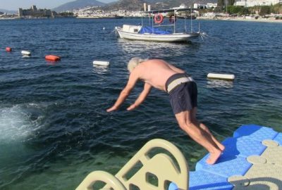 Memlekette Kar, Bodrum’da Deniz Keyfi