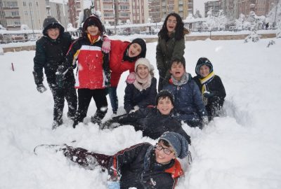Kar En Çok Onları Sevindirdi