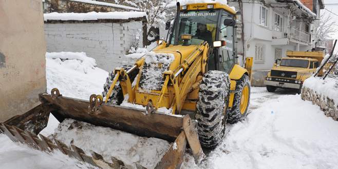 Osmangazi’de karla mücadele
