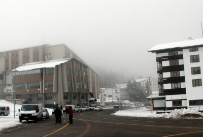 Uludağ’da kar yağışı