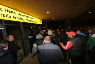 Bursaspor taraftarından yönetime ve futbolculara tepki