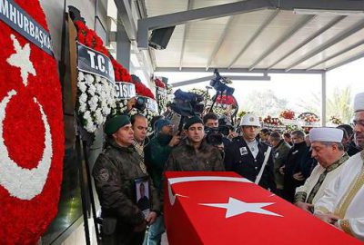 Şehit polis Erol Aktürk son yolculuğuna uğurlandı