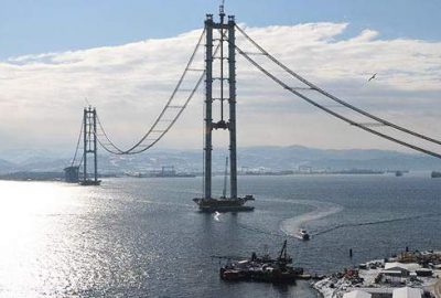 İzmit Körfez Geçişi Asma Köprüsü nisanda açılıyor