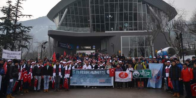 Sarıkamış şehitleri Uludağ’da anıldı