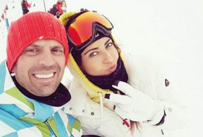 Tuğba’nın kayak keyfi