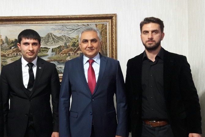 Gençlik Konseyi Başkanı Ahmet Bayduz, Malatya İl Emniyet Müdürü Ömer