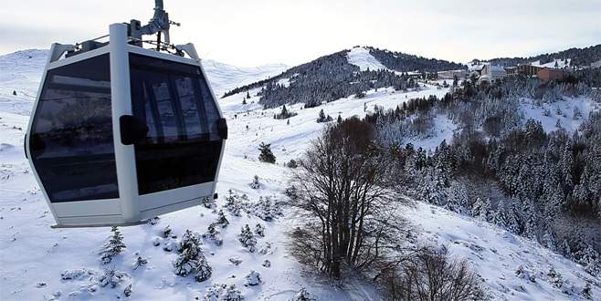Uludağ’da kar kalınlığı 75 santimetre