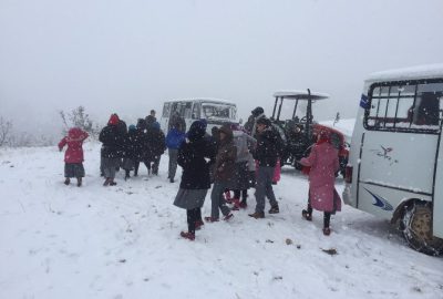 Mut’ta Kapanan Yollar Ulaşıma Açıldı