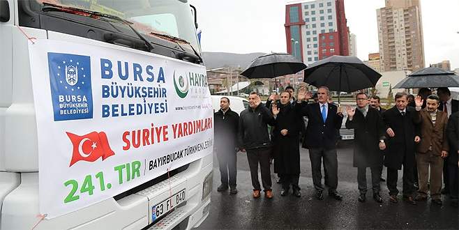 Bursa’nın Bayırbucak yardımları sürüyor