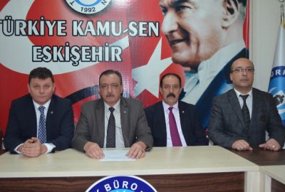 Türk Büro Sen Eskişehir Şube Başkanı Zafer Güney: