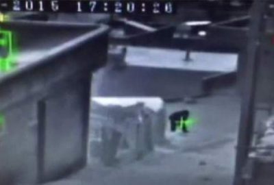 Teröristin vurulma anı böyle görüntülendi!