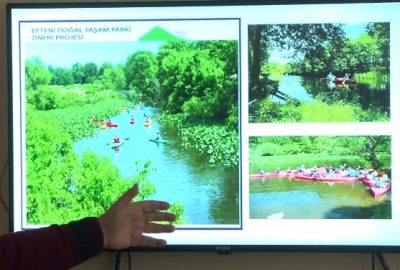 Efteni Doğal Yaşam Parkı Öneri Projesi Valiye Anlatıldı