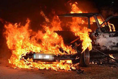 Otomobilini yaktı, ‘mal benim değil mi’ dedi