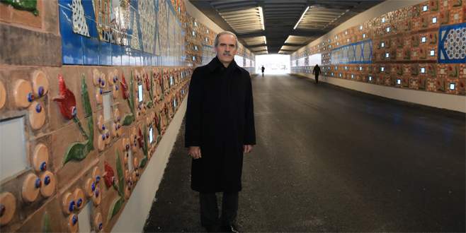 ‘Yeşil Tüp Geçidi’ne kültürel motifler 