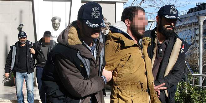 Bursa’da 3 PKK’lı zanlı adliyede